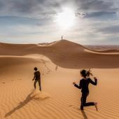 caravane dans le désert