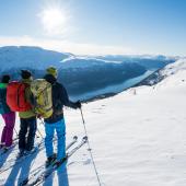 ski de rando dans les fjords