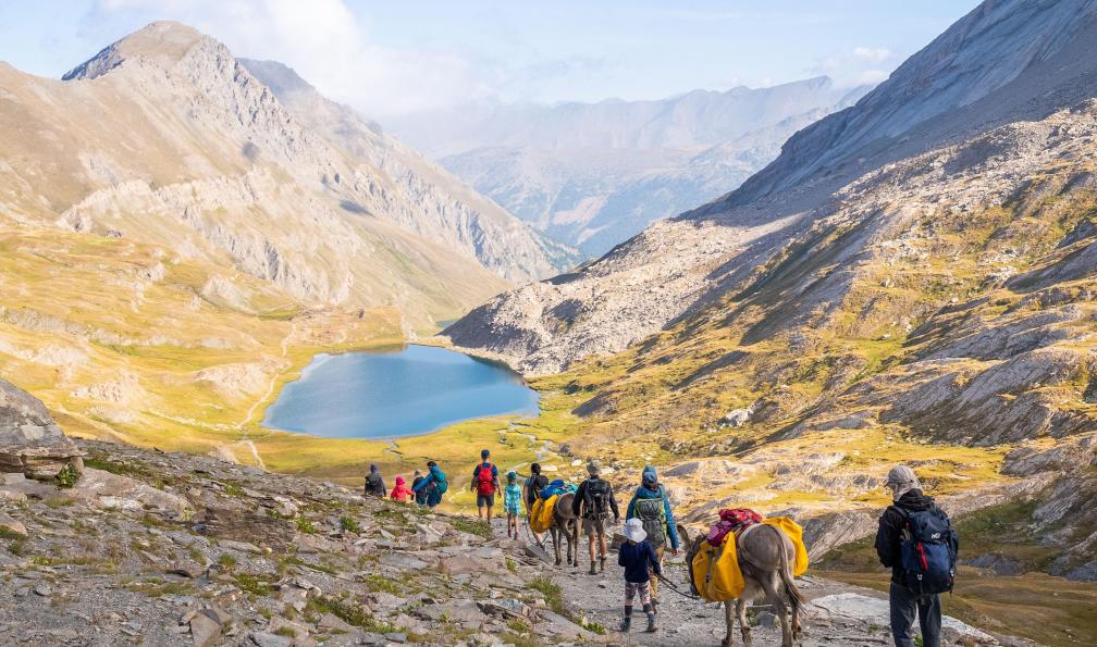 Chloé Crétois -  Randonnée avec des ânes dans le Queyras, France - Premiers 3000 avec mon âne alpes-francaises-randonnees-avec-un-ane