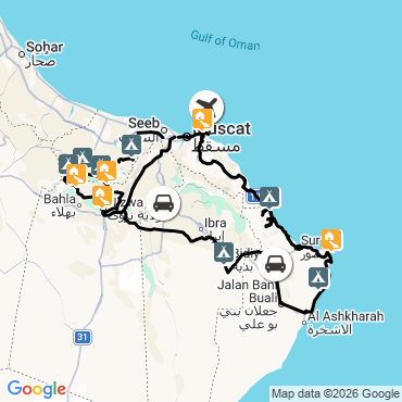 trek sultanat d'oman
