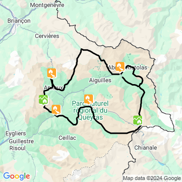 tour du queyras - 8 jours avec transfert bagages