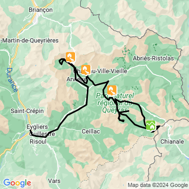 tour du queyras en raquette
