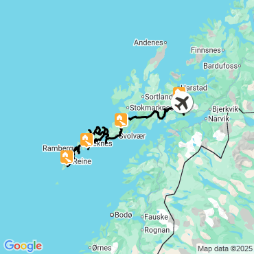 îles lofoten en hiver