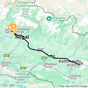 népal trek privatif annapurnas