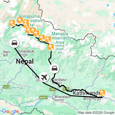 tour des annapurnas