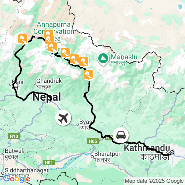 trek des annapurnas voyage sur mesure