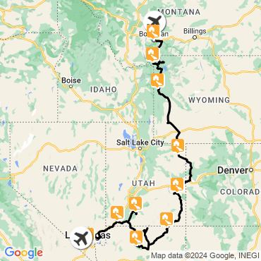 trekking yellowstone