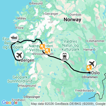 sognefjord et flamsbana