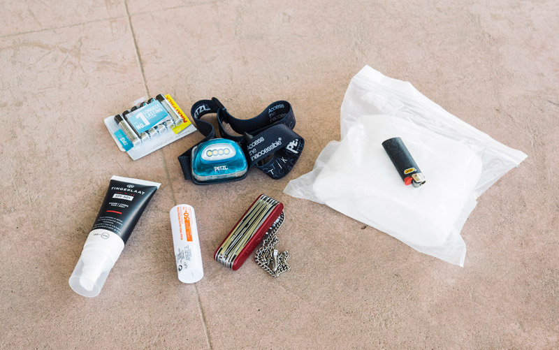 accessoires ascension du Kilimandjaro