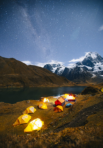 Bivouac au Pérou