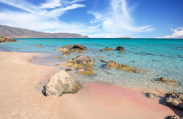 Crète plage de Elafonissi