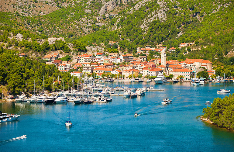 Ville de Skradin - croatie