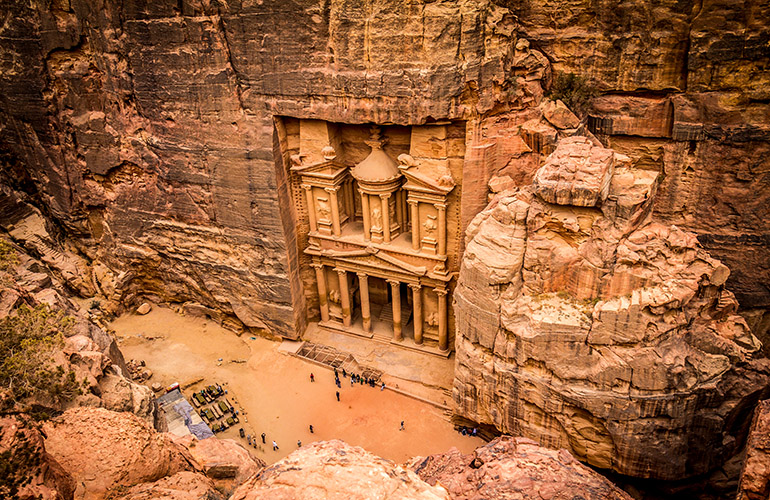 Petra , Jordanie