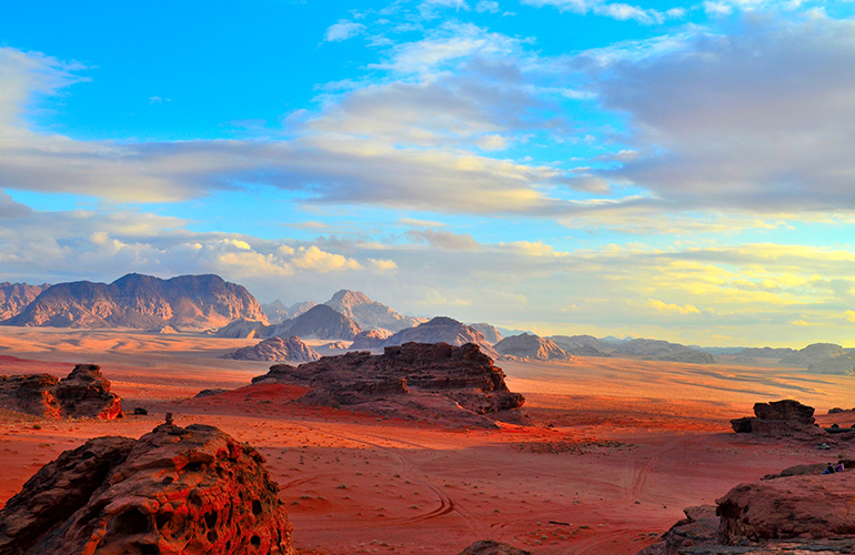 Desert de Wadi Rum, Jordanie