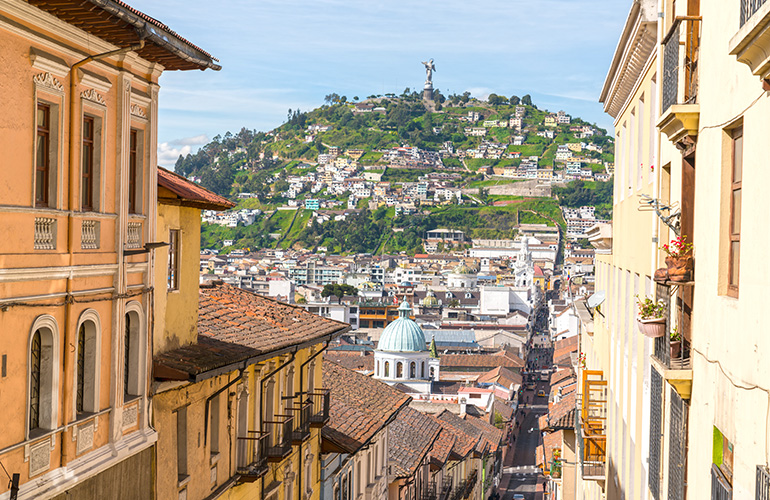 Ville de Quito en Équateur