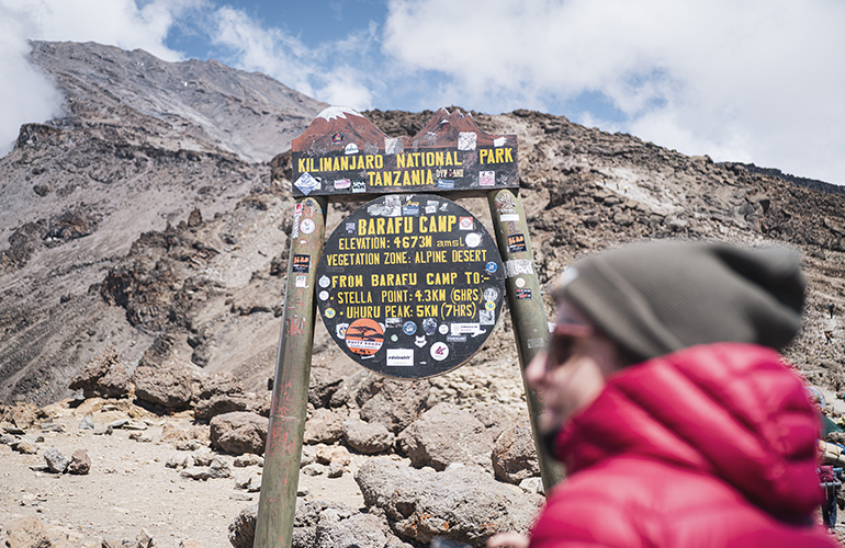 Barafu Camp 4673m, Parc national du Kilimandjaro - Tanzanie
