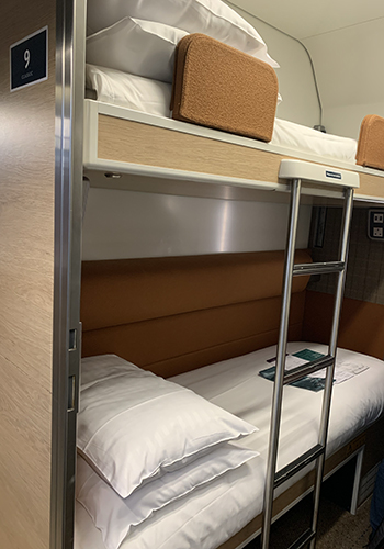 Train couchette caledonian sleeper, Ecosse