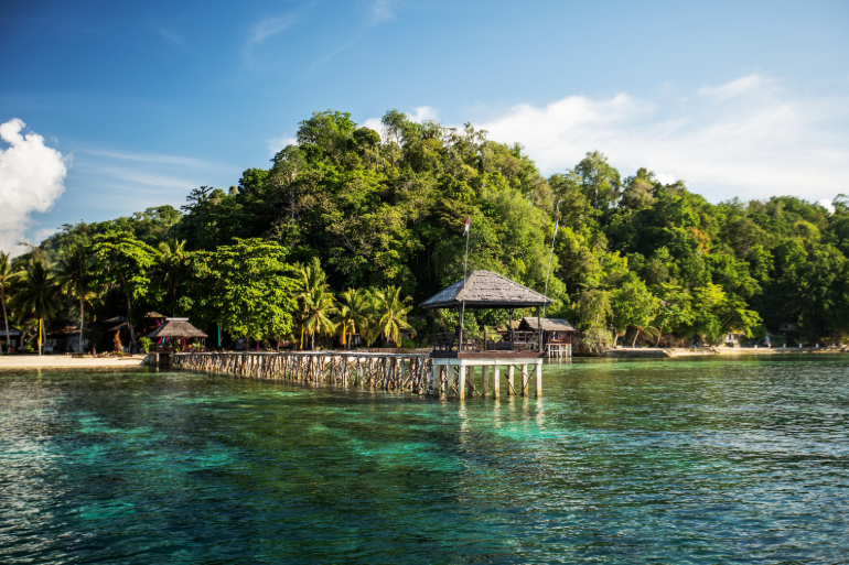 L'île de Togean island, Sulawesi, Indonesie