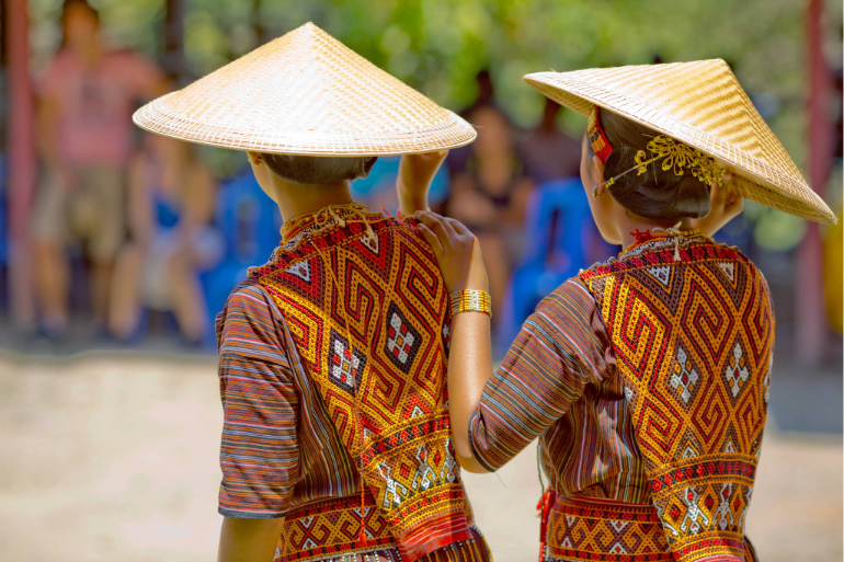 Femmes en habits traditionnels, Tana Toraja in Sulawesi, Indonésie