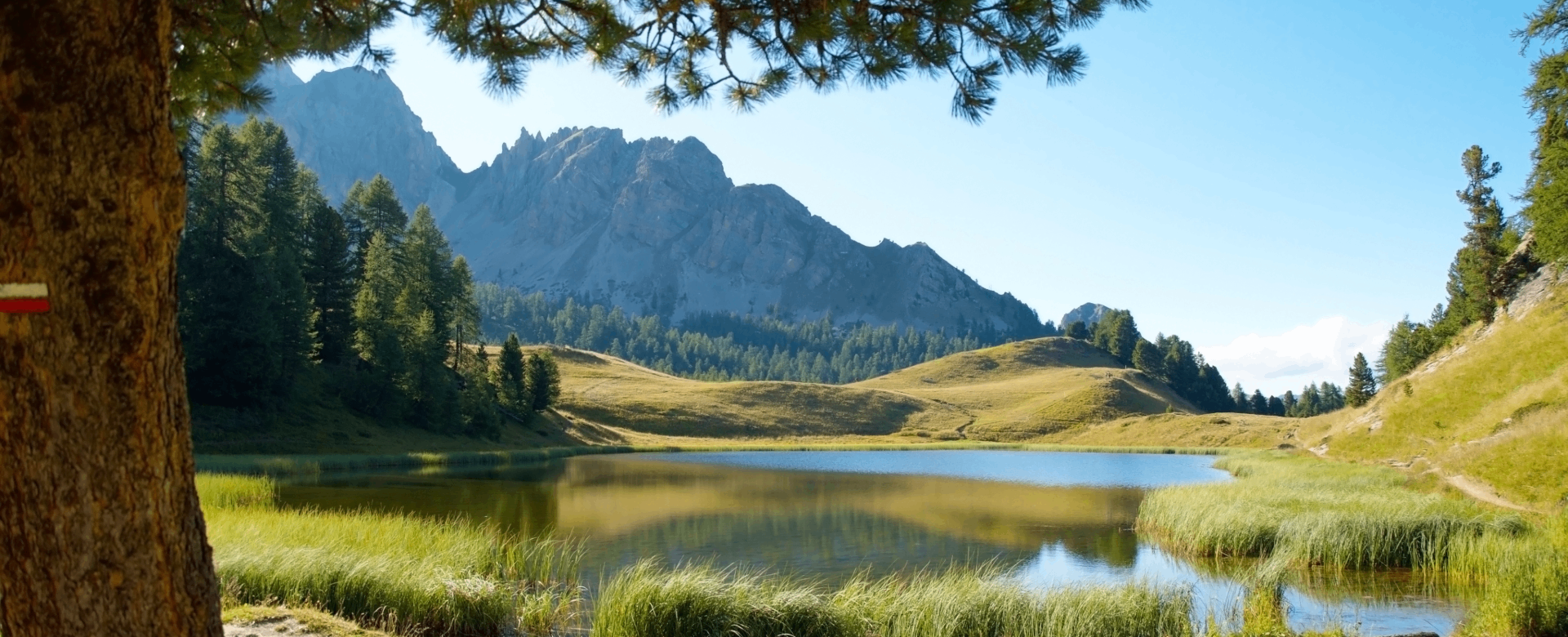 Le lac Miroir et ses sommets amentours, Queyras, Alpes, France
