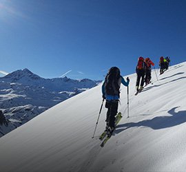 © Copyright en cours de publication Menu - Activités - Ski de rando