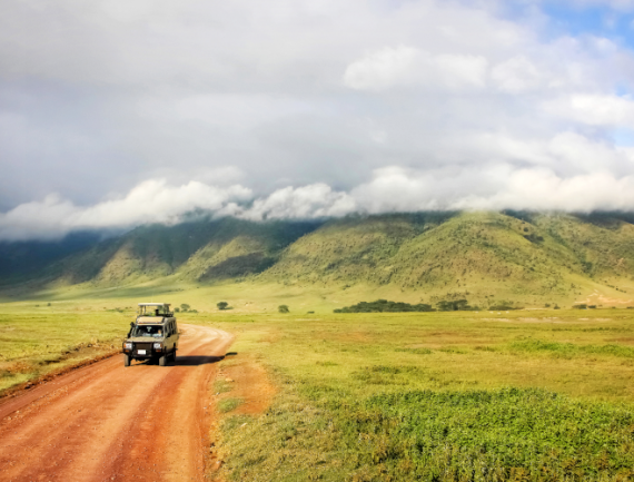 Safari jeep tanzanie