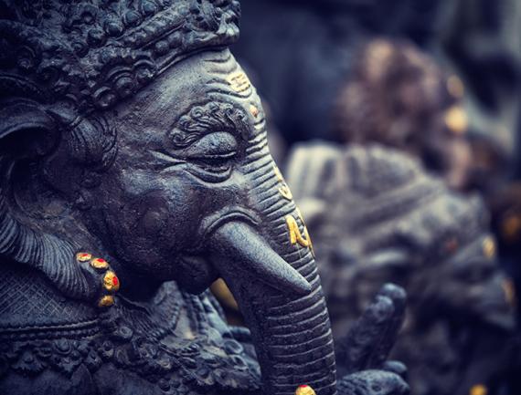 Satue de Ganesha, Bali, Indonésie.