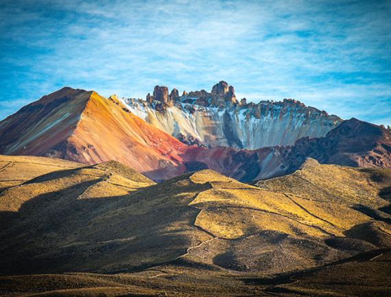 Volcan Tanupa, Bolivie.