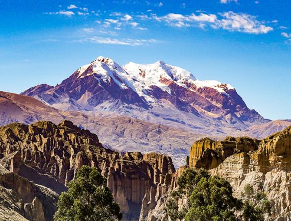 Montagne Illimani, La Paz, Bolivie
