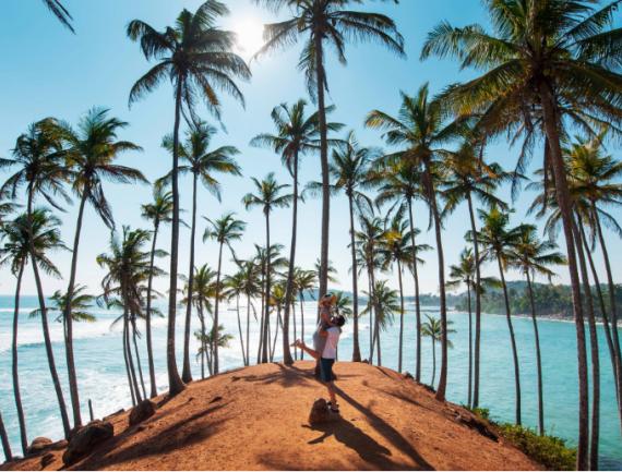 Cocotier Mirissa Sri Lanka couple