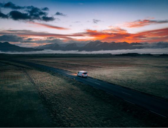 route islande voiture van