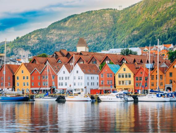 bergen norvège été