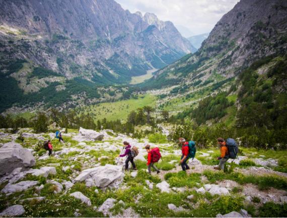 Albanie alpes rando
