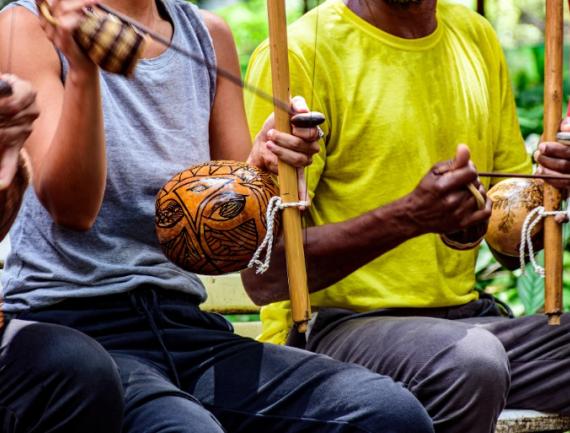 Capoeira percussion musiciens
