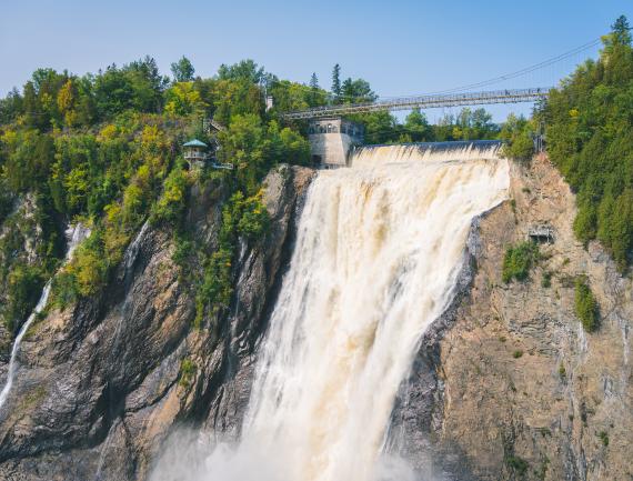 Chute-Montmorency au Quebec, Canada