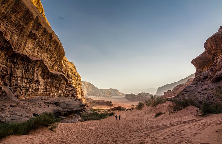 Désert de Wadi Rum, Jordanie.
