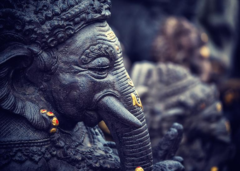 © Netfalls - Adobe Stock Satue de Ganesha, Bali, Indonésie.