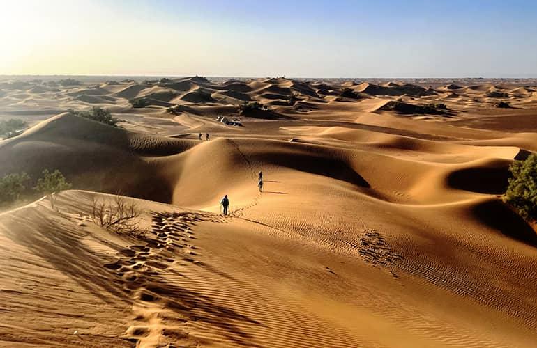© Barraco - Juliette - Allibert Trekking Randonnée dans les dunes, vallée du Drâa, Maroc.