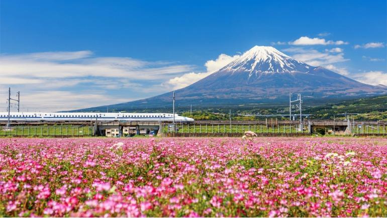 shinkansen japon train fuji