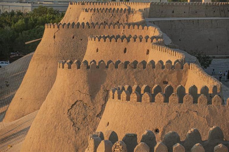 Remparts d'Itchan Kala, Khiva, Ouzbékistan